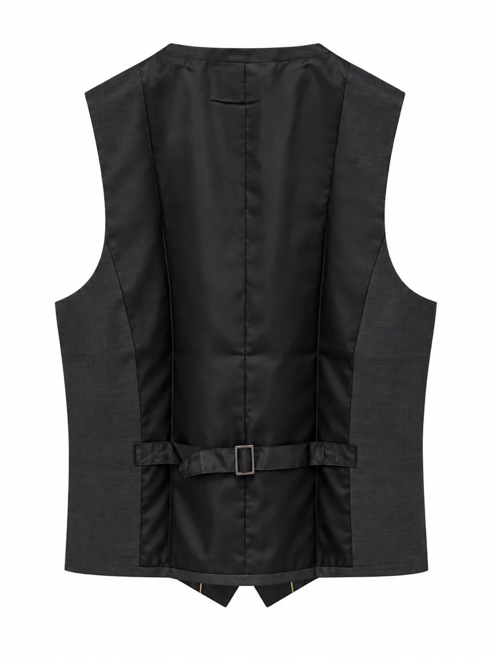 INC International Concepts Slim V-Neck Charcoal Gray Vest